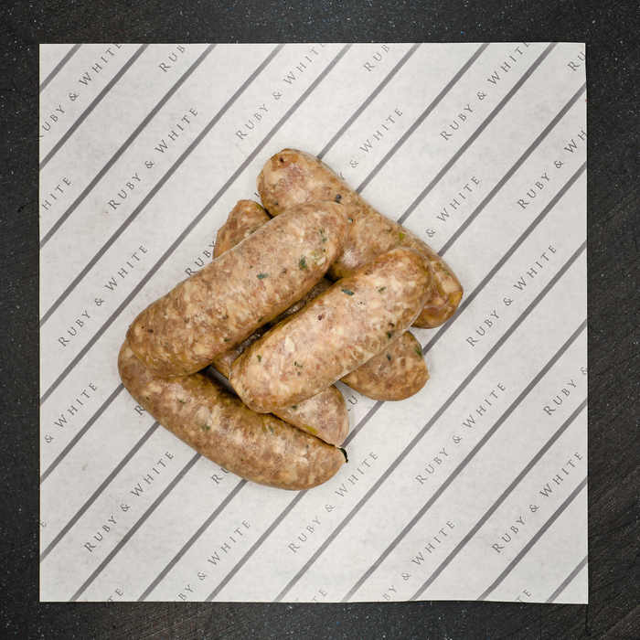 RubyWholesale: Pork and leek sausage